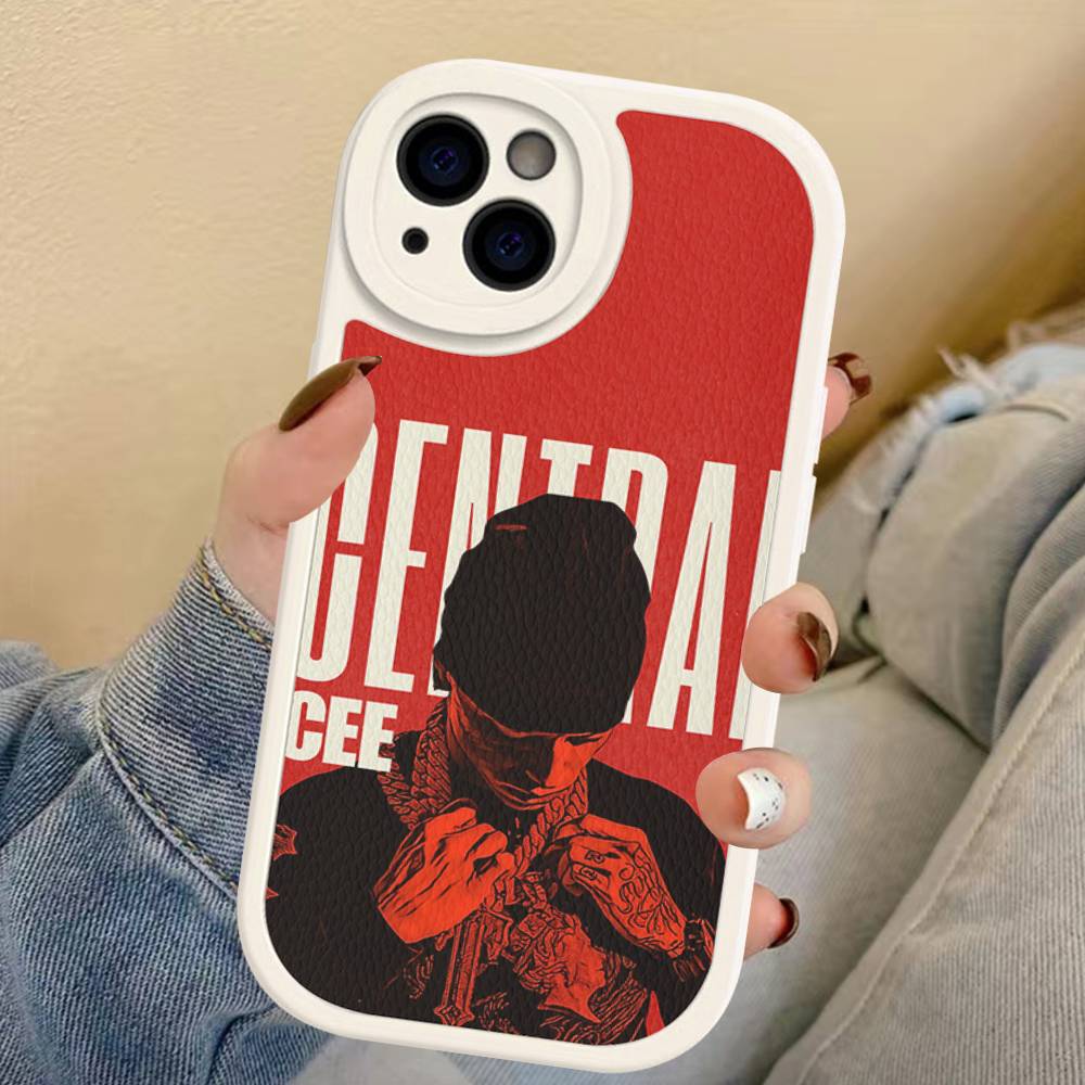 Rapper Central Cee For IPhone 16 15 14 16E 13 12 11 Pro Max Plus Phone Leather Case