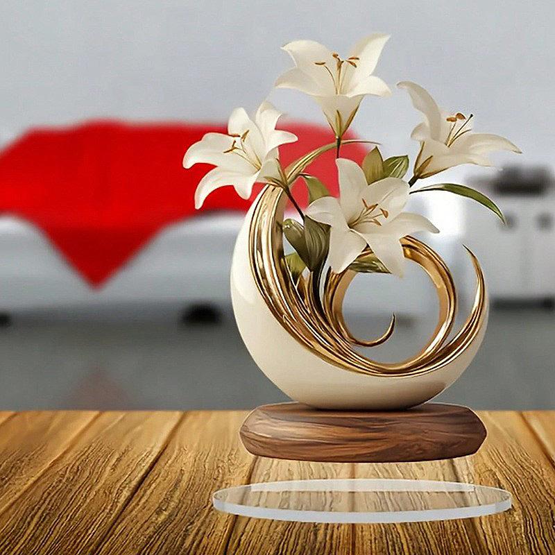 Minimalist Luxury Mother'S Day Desktop Flower Acrylic Art Decoration