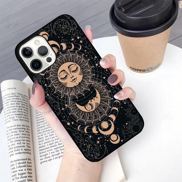 Witches Moon Witchy Mystery Totem Phone Case For iPhone 17 Air 13 12 14 15 16  Cover For Apple Pro Max Plus