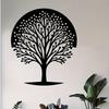 Metal Tree of Life Wall Art Sculpture Weather Resistant Iron Garden Fence Decoration Gift
