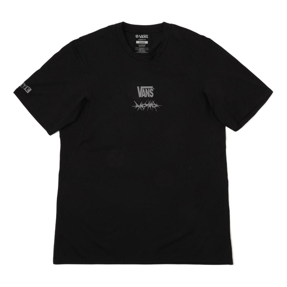 Vans Mte Outline Hybrid Tee Vn000m3kblk Black L