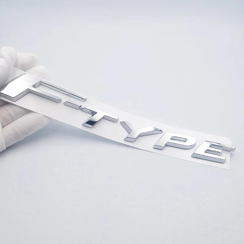 ABS Car Trunk Whole Body Badge Sticker for F-PACE E-PACE F-TYPE XJS XJ8 XF X260 XE XEL XFL Rear Emblem Decal Accessories