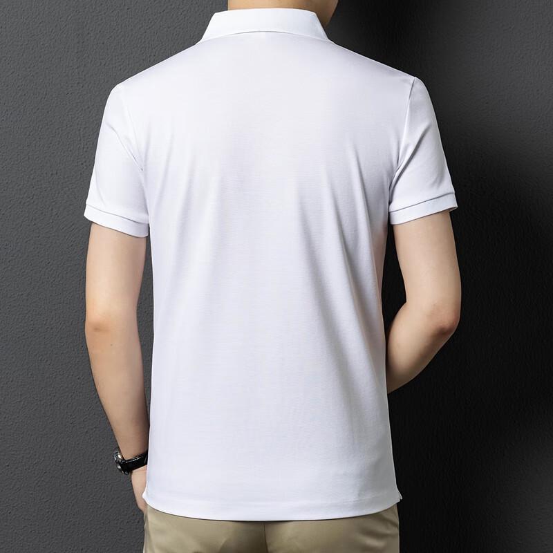 Yiliteng Men's Short Sleeve Business Casual Polo Shirt