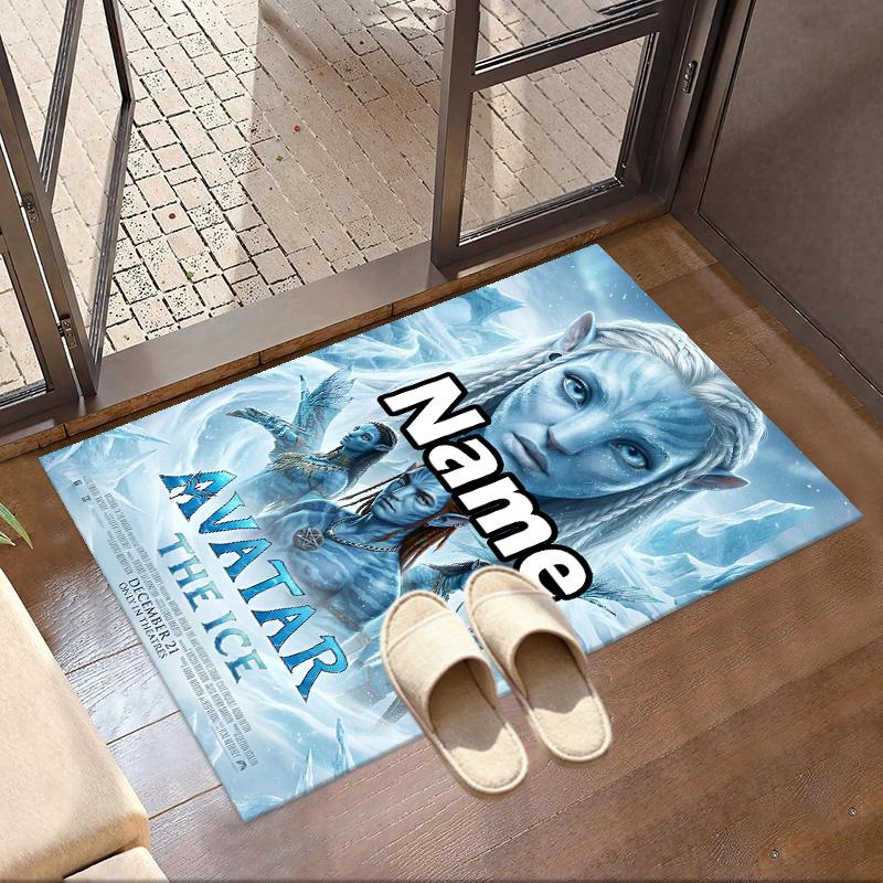 Custom Name Personalized Avatar Print Carpet, Versatile Home Decor Rug, for Playroom, Apartment, Balcony, Entryway, Hallway Gift