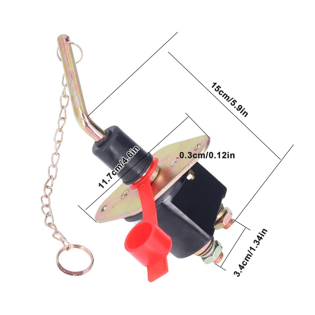 Battery Disconnect  Battery Isolator  Power Kill Metal 300A 12‑24V  for Cars RVs Yachts Trucks