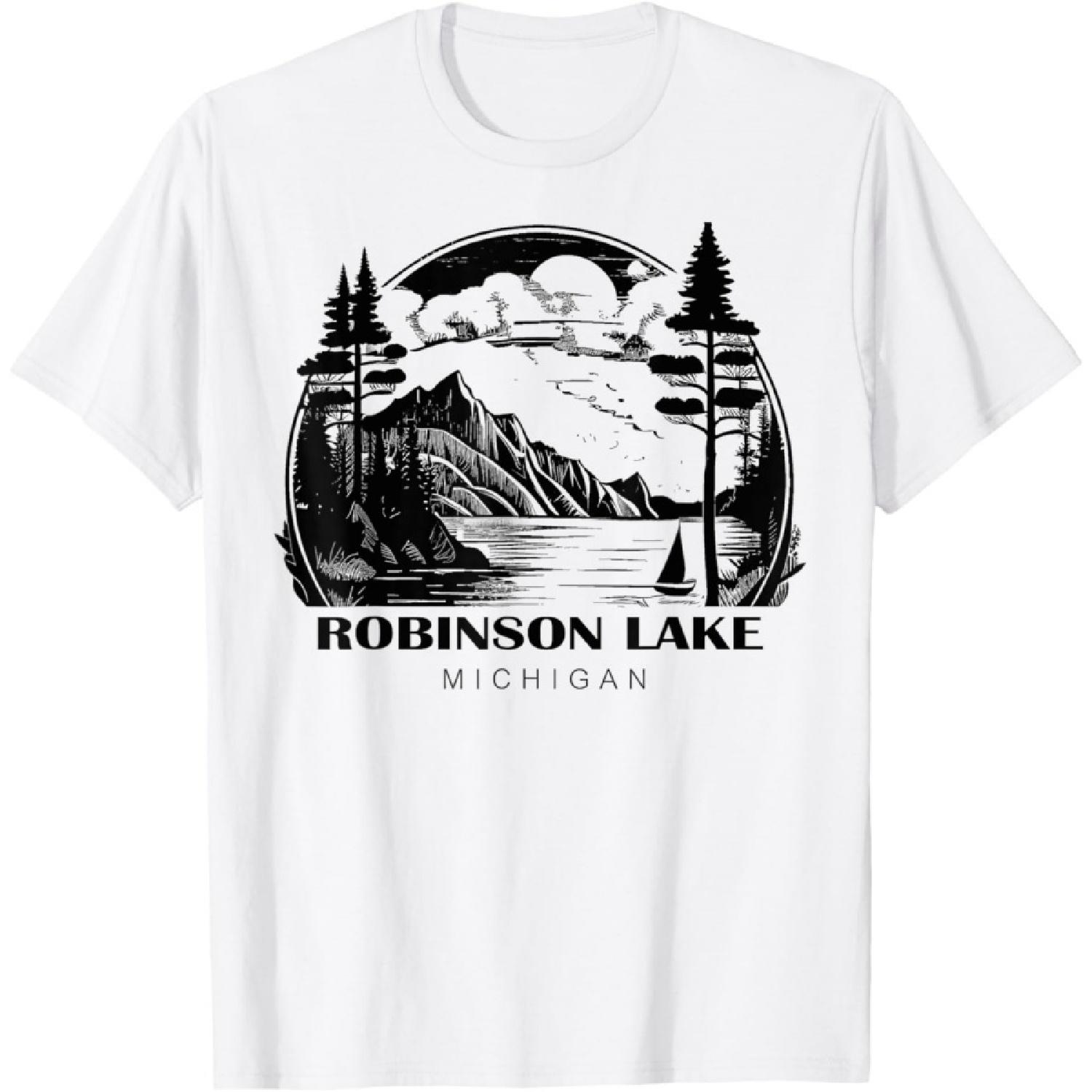 Robinson Lake Michigan T-Shirt S