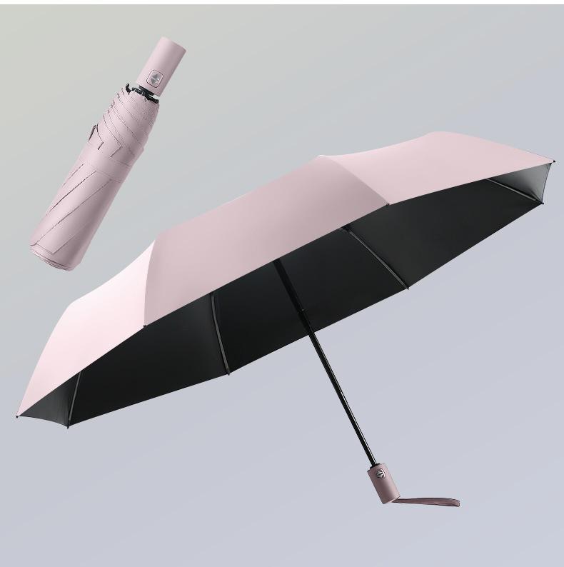"Large Fully Automatic Folding Umbrella for Sun and Rain, High-Grade Men's Dual-Use Parasol"