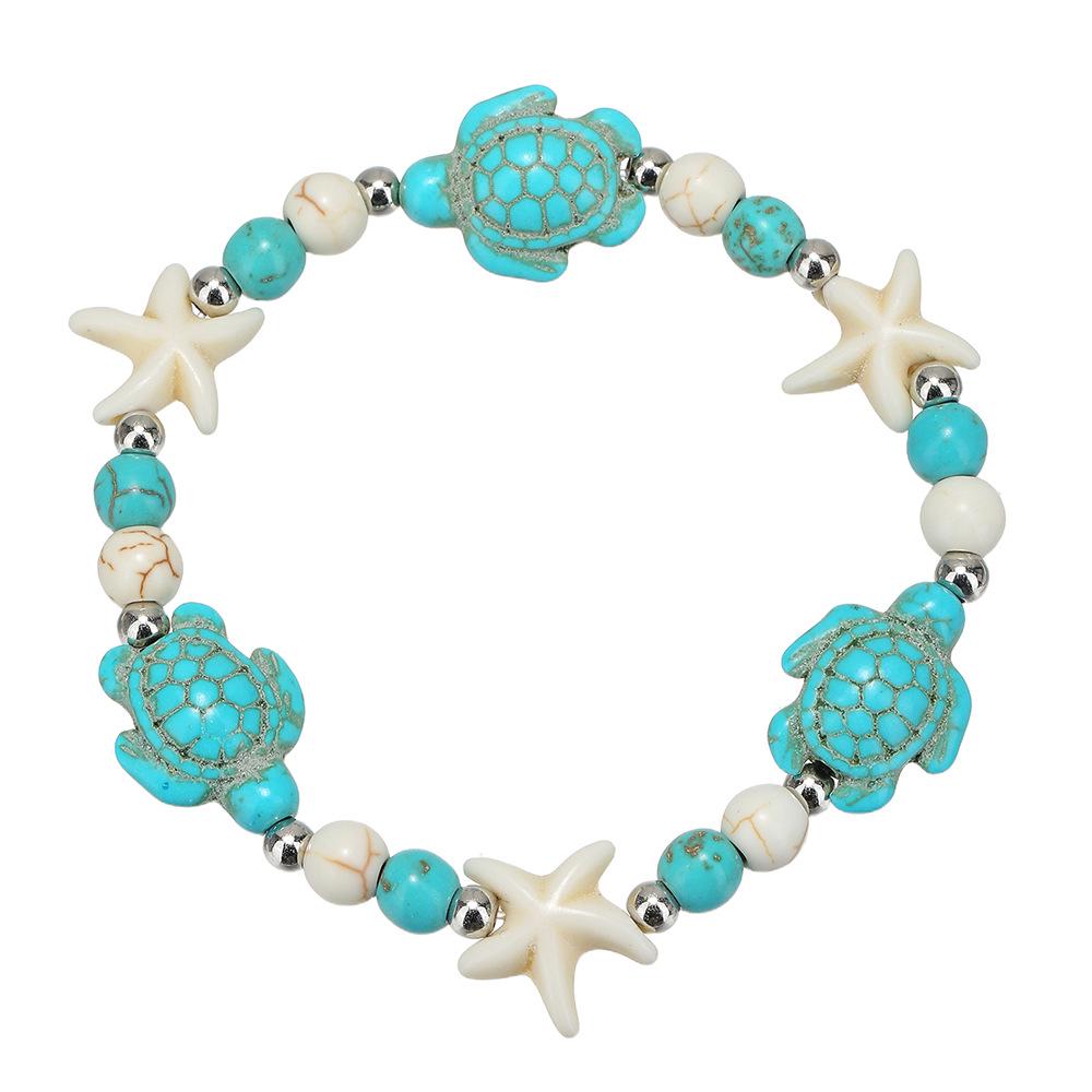 Bohemian Ocean Series Shell & Starfish Anklet Bracelet