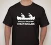 Paddle Faster I Hear Banjos Tee T- Shirt Canoe Kayak small-5XL Available