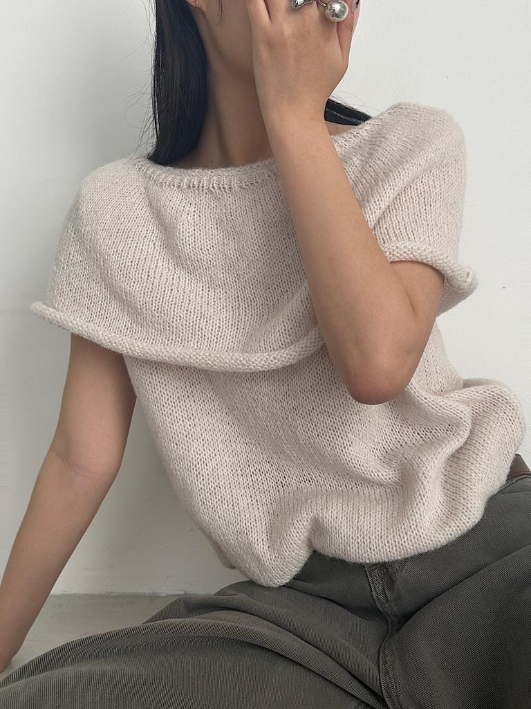 APOEM Cape Layered Knit Top (3C)