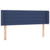 VidaXL Tête de Lit à LED Meuble de Chambre à Coucher Accessoire de Lit Double Tête de Cadre de Lit Intérieur Bleu 3123380
