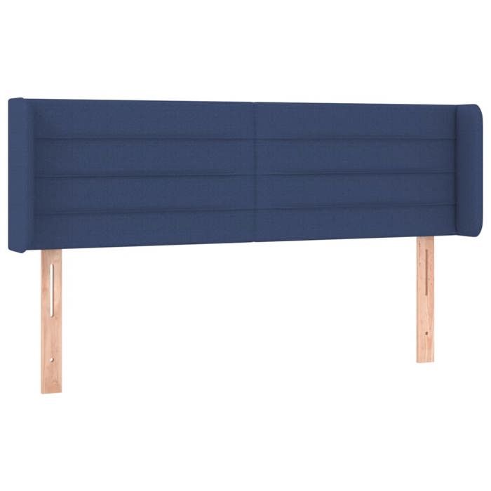 VidaXL Tête de Lit à LED Meuble de Chambre à Coucher Accessoire de Lit Double Tête de Cadre de Lit Intérieur Bleu 3123380