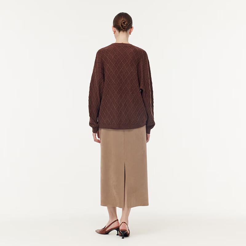 GOELIA Warm Wool Shimmer Pullover Sweater