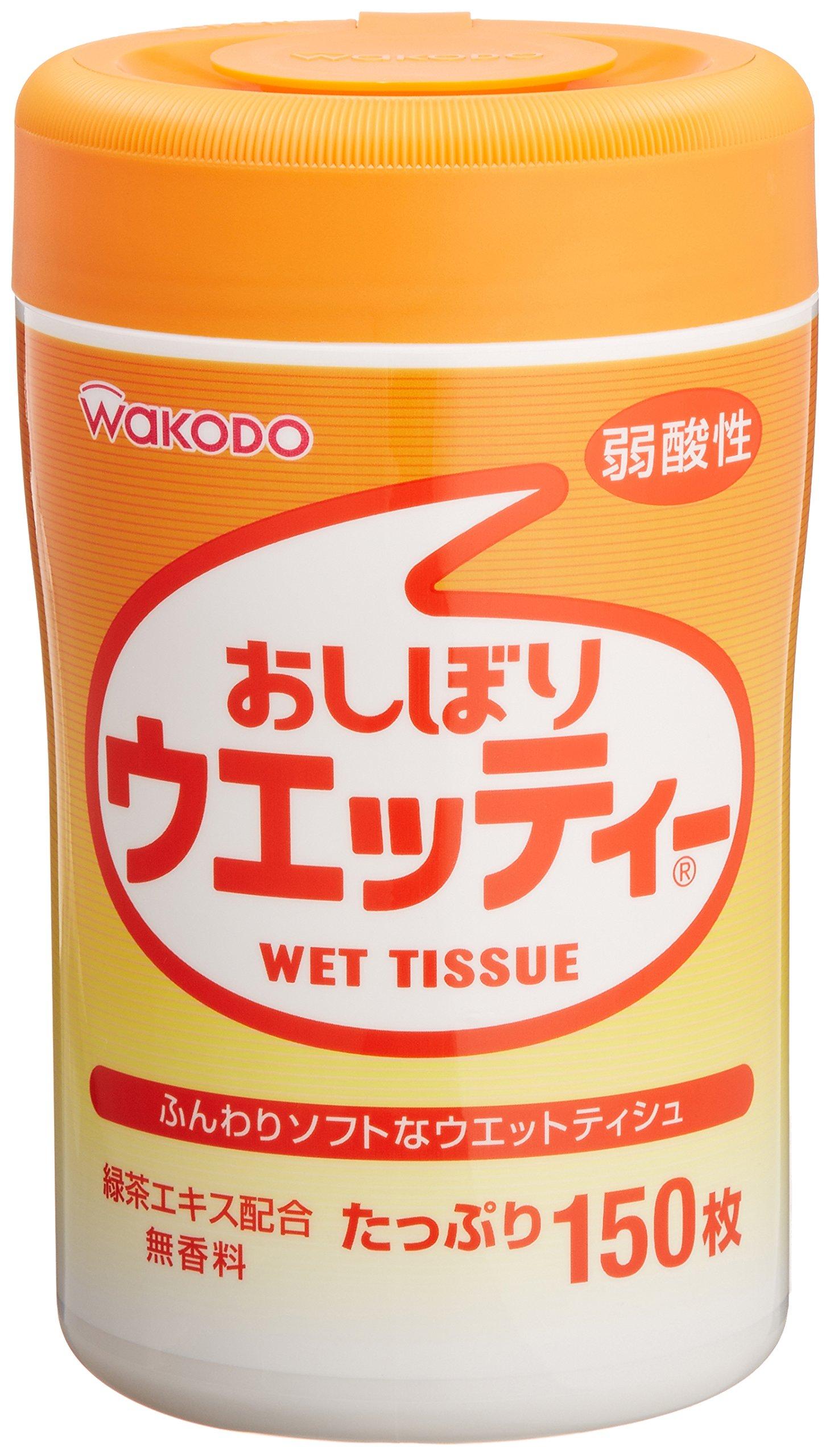 

Wakodo Wet Wet Hand Mild 150 count Towels, Acidity,