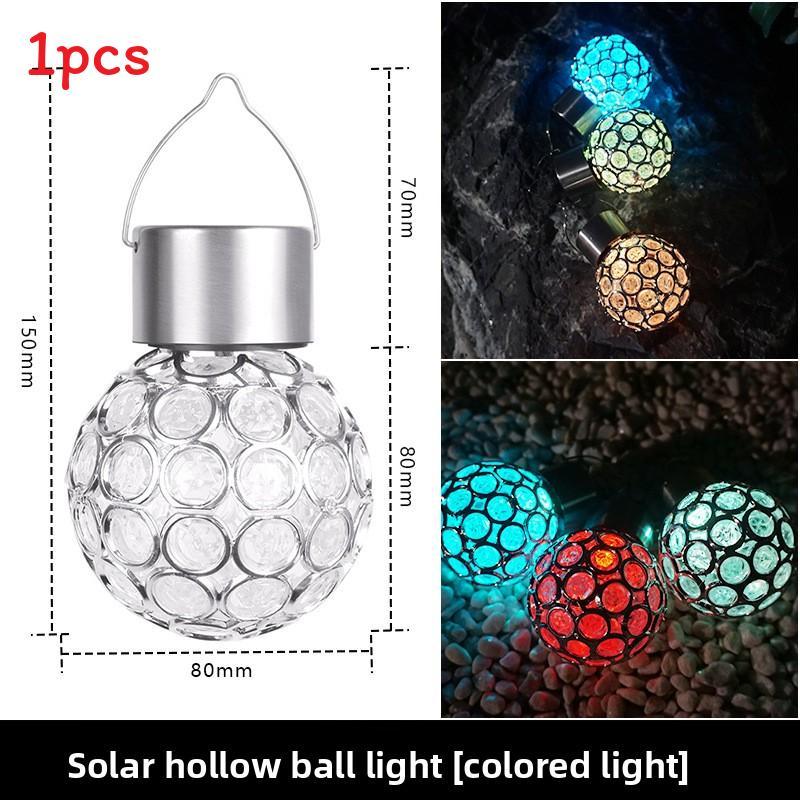 

Outdoor Solar Led Lantern With Portable Hanging Design For Yard And Patio Color