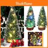 Mini Pom de Crăciun din Cedru cu Lumini LED Strălucitoare Mic Pin de Masă Xmas Decor Acasă