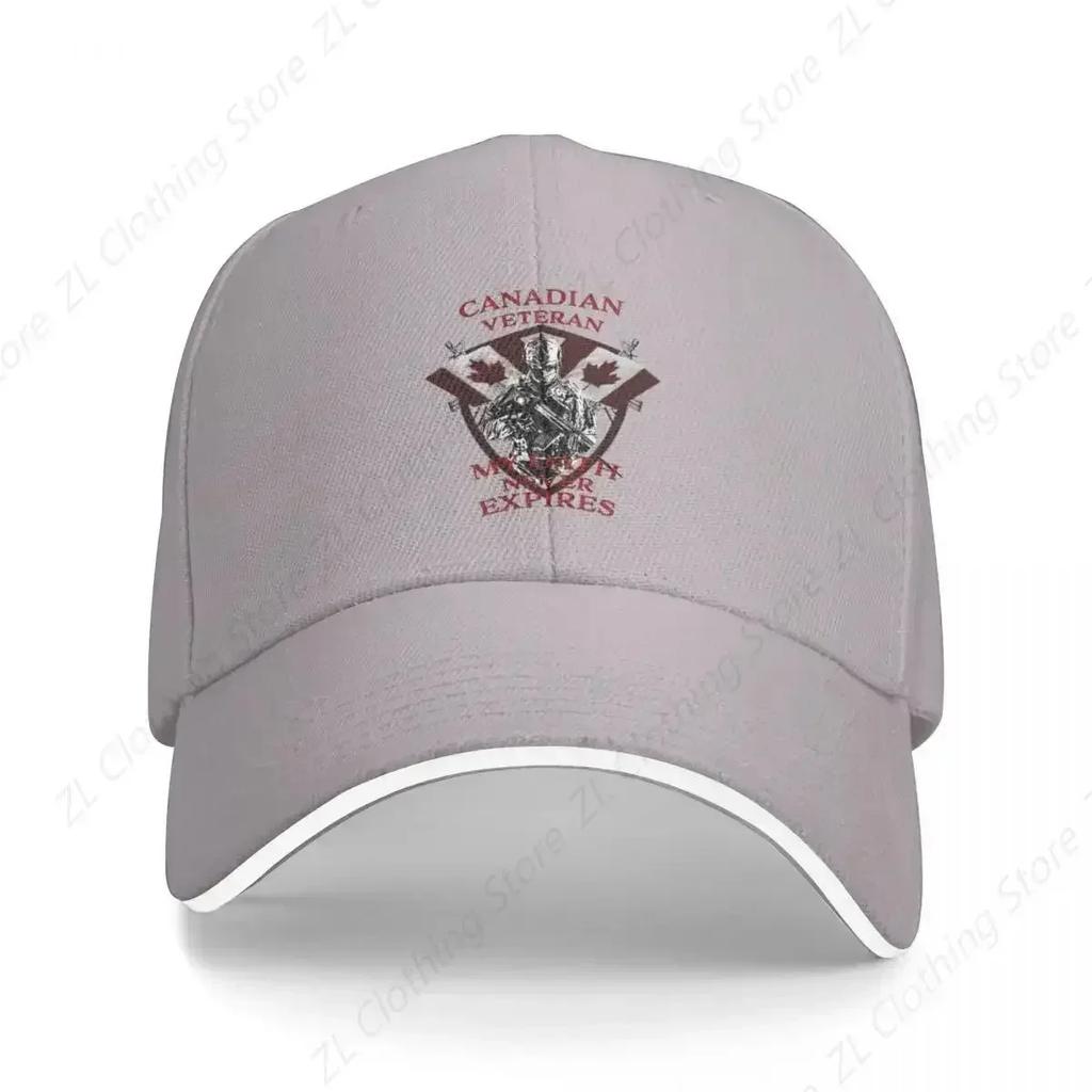 Canadian Military Veteran Baseball Cap Rave Hip Hop Unisexs Caps Womens