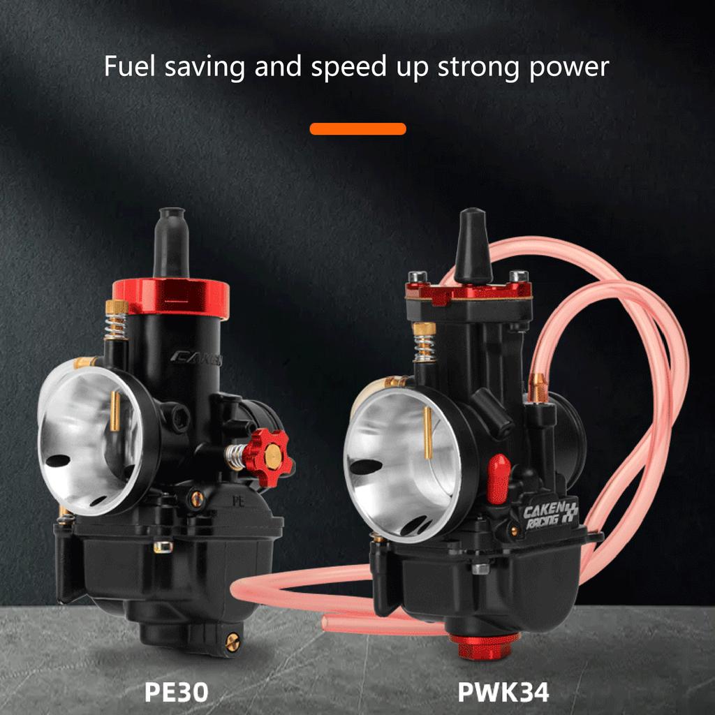 Efficient PE30/PWK34 Carburetor Optimize Power Delivery for Scooter Mini Bike Dirt Bike Motocross ATV Motorcycle Engines