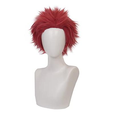 Akaza Cosplay Wig, Heat-Resistant, Costume Accessory with Net, Perfect for Christmas, Halloween, School Festivals, Cultural Festivals, and Events