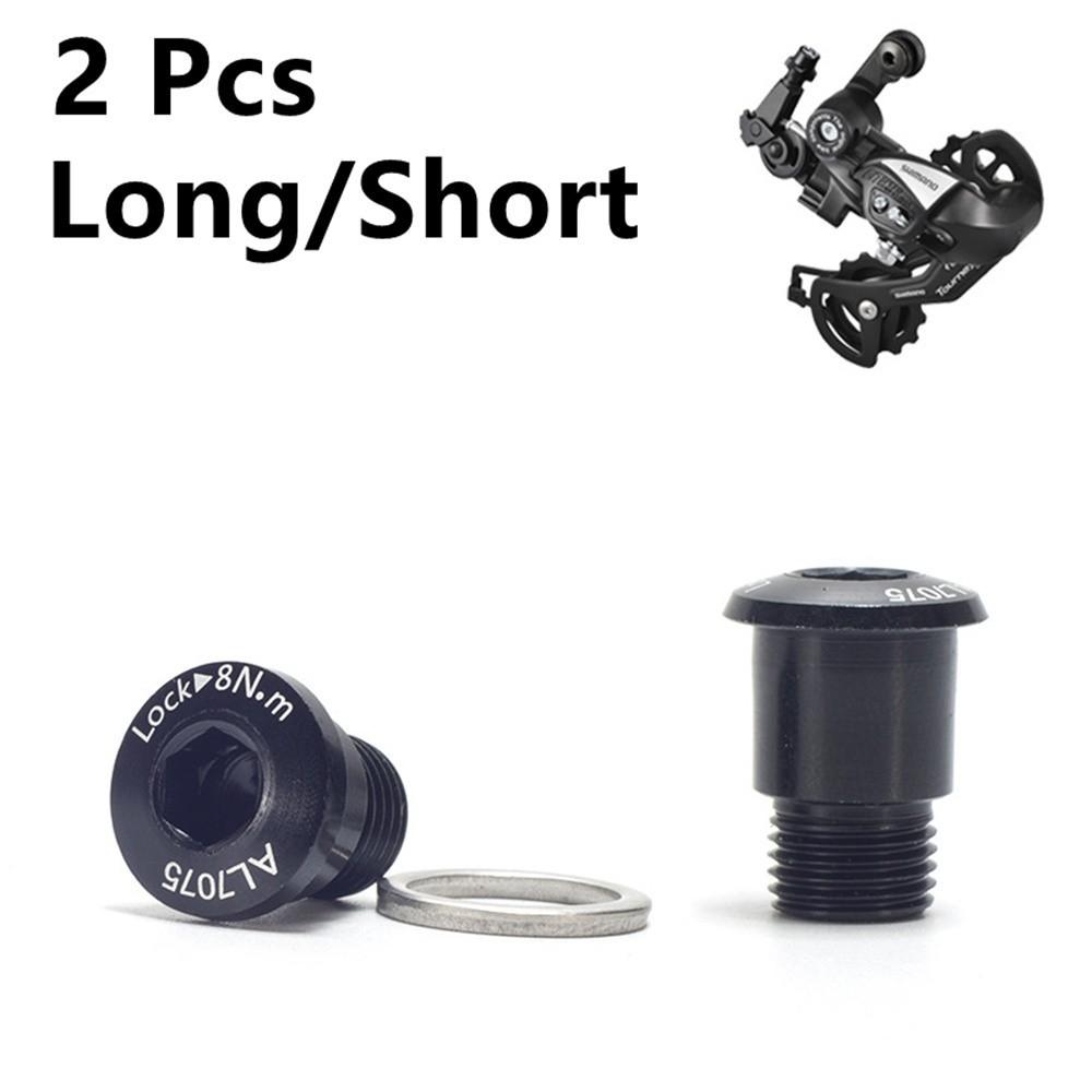 Accessory 2pcs Rear Derailleur Screws Aluminum Alloy Component