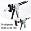 704 Toothpaste Glue Gun Silicone Sealant Gun Manual Glue Gun Auto Repair Tool Manual Extruder Aluminum Tube Glue Extruder
