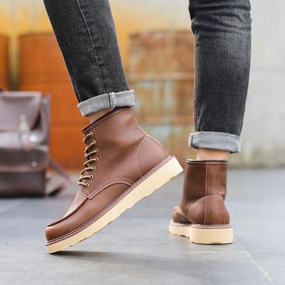 Martin Boots Men's 875 Tooling Boots Men's Outdoor Mid-help British Style Leather Shoes Genuine Leather American Retro Ami Kaji