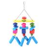Bird Chewing Toy Parrots Cage Bite Toys Block Hammock Swing Hanging Chewing Toy