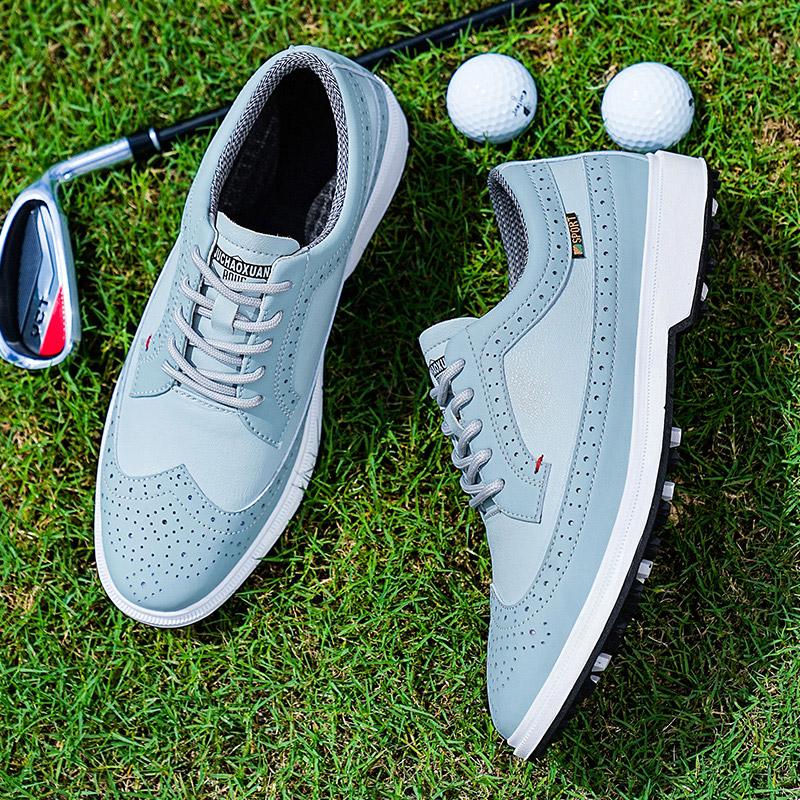 Velikost 39-47 Pánské golfové boty Pohodlná obuv pro golfisty Módní městské ležérní tenisky Protiskluzové venkovní sportovní trenéry na golf