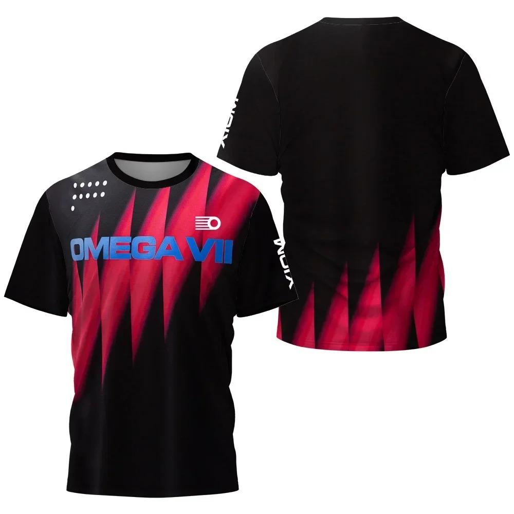 T-shirt da uomo 2025 Estate ping pong viaggio, top badminton, asciugatura rapida ad alte prestazioni estiva, comoda e fresca T-shirt