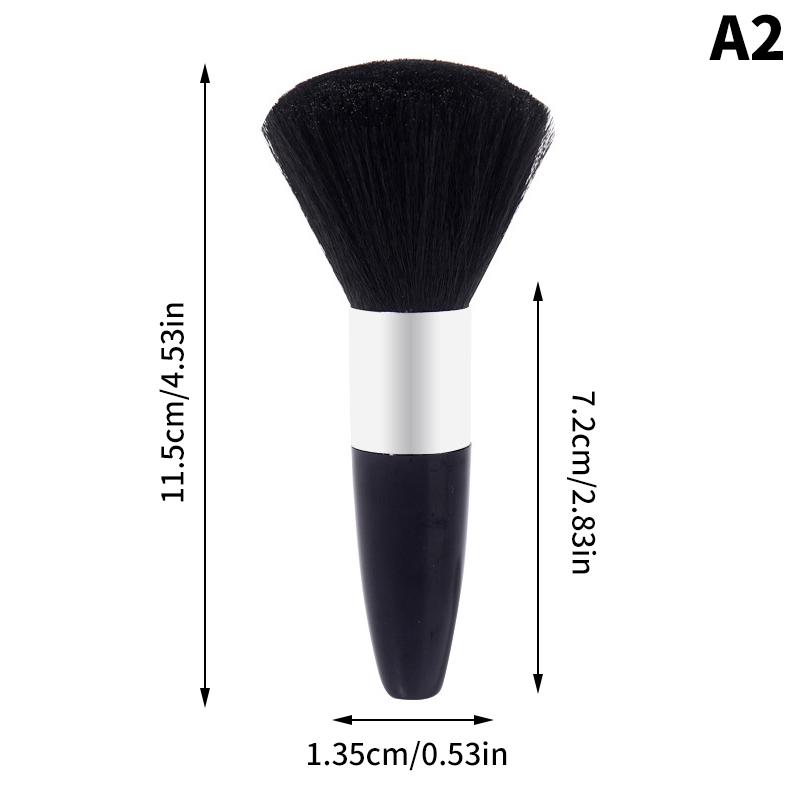 1Pc Soft Neck Face Duster Barber Black Beard Brushes Hair Cleaning Hairbrush Salon Cutting Hairdressing Styling Makeup Tools