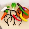 Funny Radish & Cabbage Vegetable Hair Clip Headband