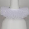 Elizabethan Ruffle Collar White Clown Collar Renaissance Victorian Neck Ruff Halloween for Women Girls