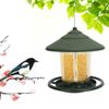 Hrănitor de păsări suspendat de exterior, recipient din plastic pentru hrană, instrumente pentru hrănirea păsărilor pentru grădină, curte