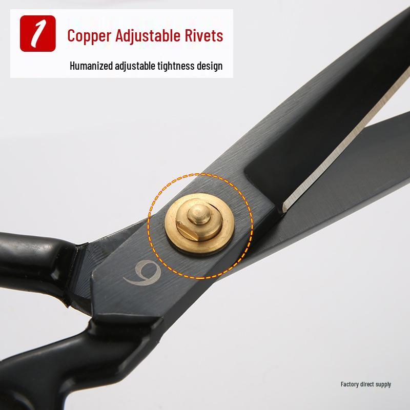 Professional Manganese Steel Fabric and Thread Tailor Scissors for Sewing and Fashion Design
