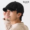 Hunting Newsboy Maximum Deep Pique Stylish Casual [Happy Hat] Men's Cap, Style, 62cm, Fit, Black, Weave, BIG, Silhouette, XL, MQUM, Autumn/Winter,