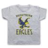 BRIGHTBURN EAGLES LOGO DA ESCOLA SUPER-HERÓI FILME DE TERROR CRIANÇAS T-SHIRT DE CRIANÇA