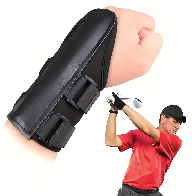 

Golf Swing Aids Pro Power Band Wrist Brace Smooth and Connect-Easy Correct Training Swing Gesture Alignment Practice Tool чёрный