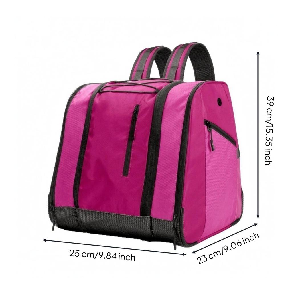 Waterproof Ski and Snowboard Gear Backpack Structured with Ski-Boot
