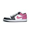 Air Jordan 1 Slip Resistant Abrasion Resistant Low Top Vintage Basketball Shoes Women's White Pink DC0774-101(Team974-)