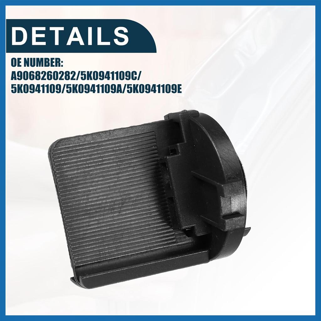 H7 Bulb Socket for VW Golf Stable No.A9068260282/5K0941109C | Bulb Adapter 4 Pcs Item Replacement