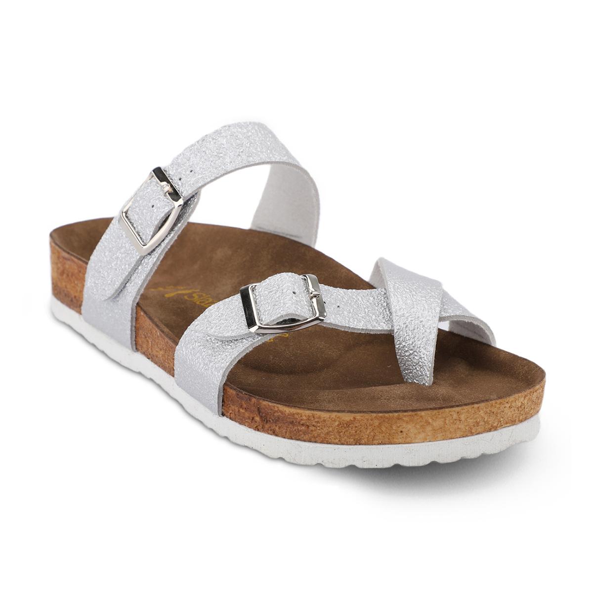 

LARA-Silver Glitter Women s Slippers 40 мерцание/серебряный
