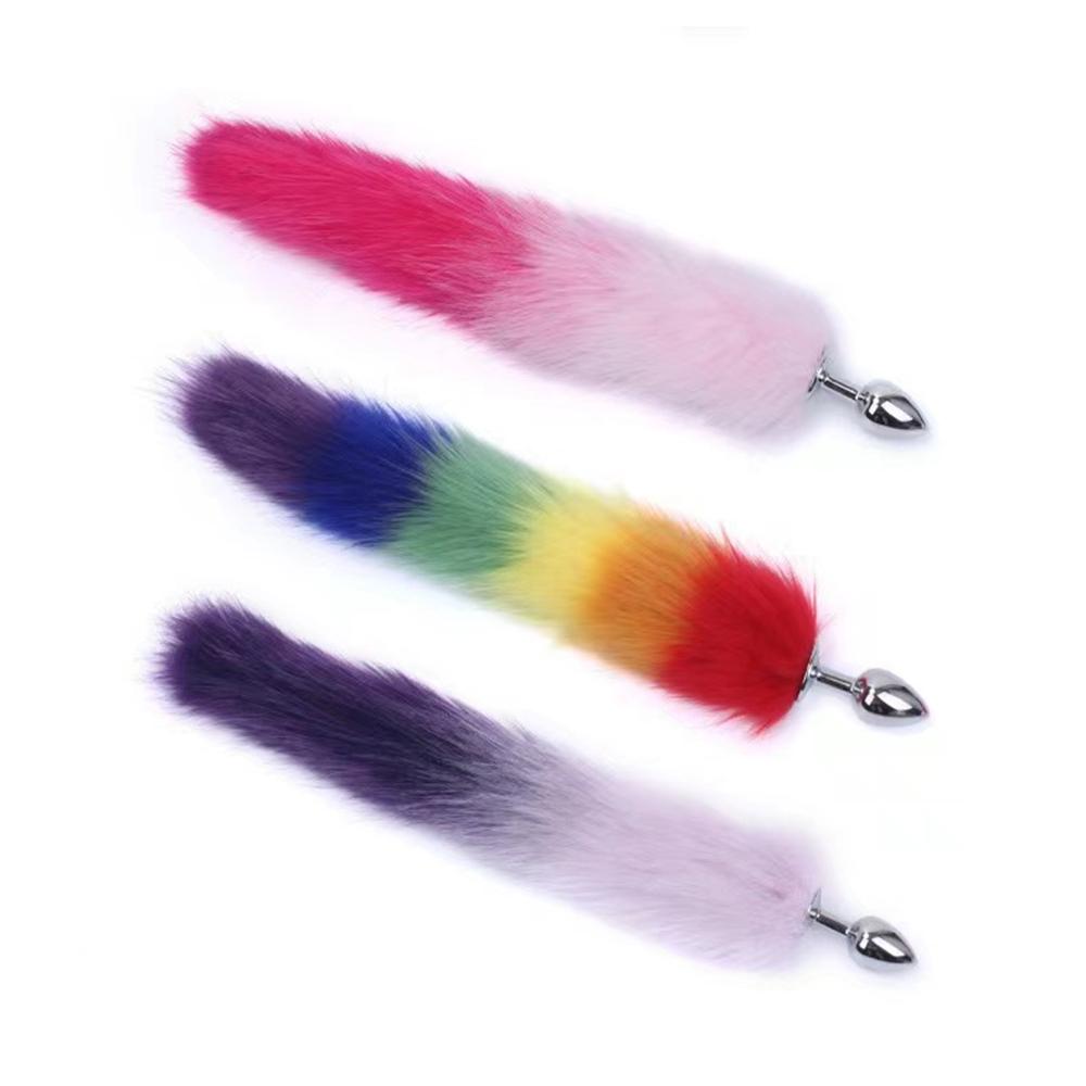 18+ Anal Plug Fox Tail Plush Butt Dilator Erotic Cosplay Fetish Roleplay Anus Bdsm Adult Women Sex Toys Girl Accessories