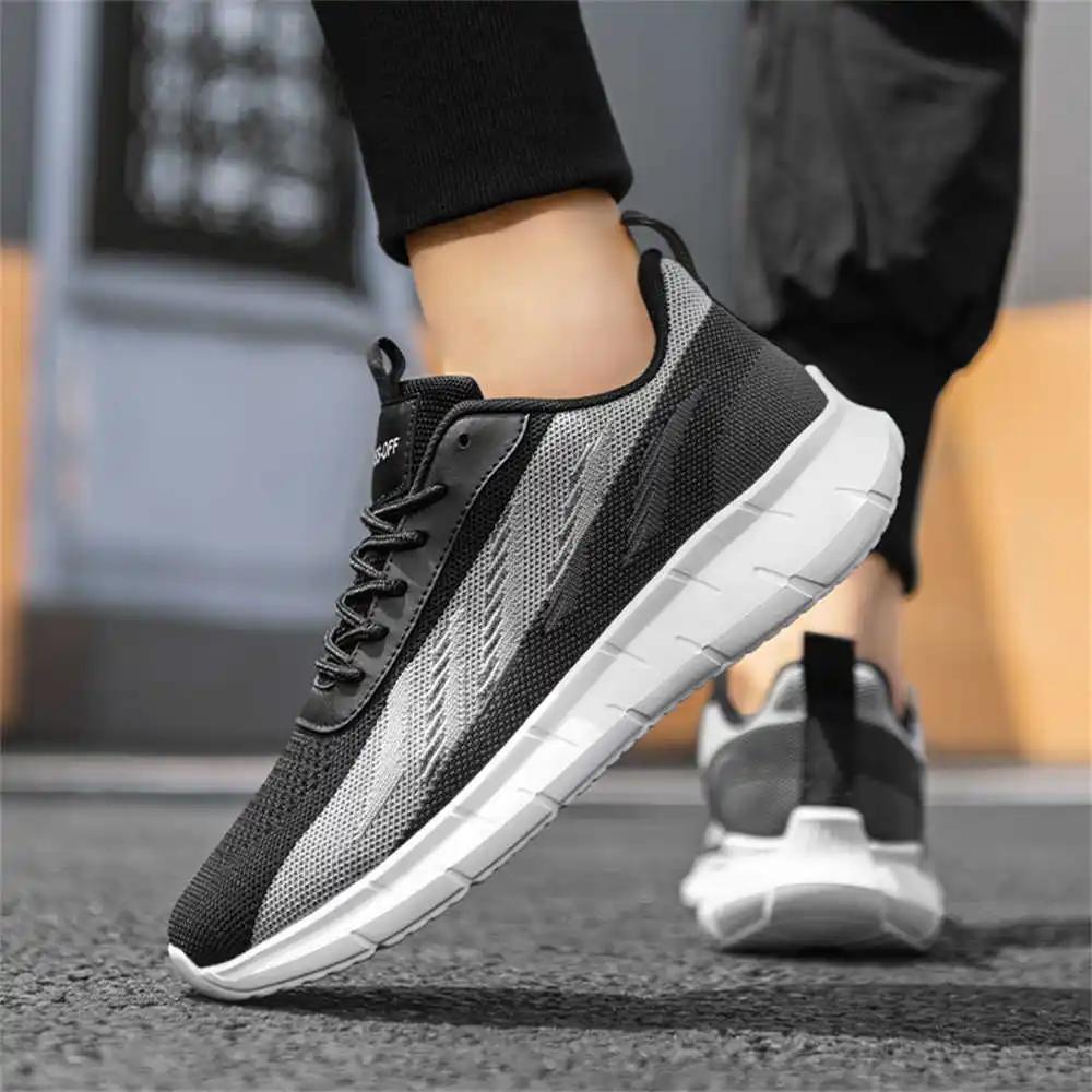 Gray Lightweight Men's Sneakers 46 47 48 Ankle Boots Black Hi Cut Shoes For Men Sports Collection On Offer Sporty Pie