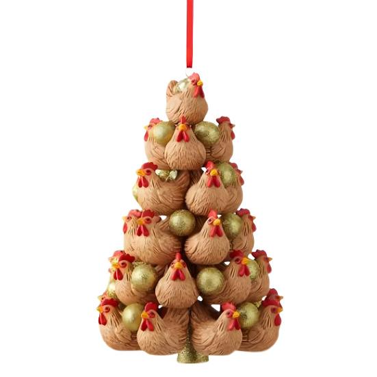 Stacking Animal Pendant Animal Christmas Tree Pendant 2D Acrylic Hanging Decoration for Xmas Tree Backpack Keychain Car