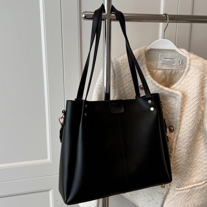 Geantă tote de modă de mare capacitate pentru femei 2025 - toamnă/iarnă cu bretele late și geantă de mână de umăr.