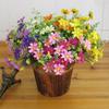 Stunning 28-head Artificial Chrysanthemum Daisy Bouquet For Weddings And Events