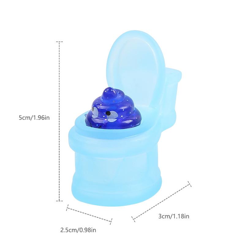 Mini Toalett Squeeze Cup Squishy Leksaker Pop Up Roliga Fidget Leksaker Stresslindring Avslappning Sensoriska Leksaker för Barn Festfavoriter