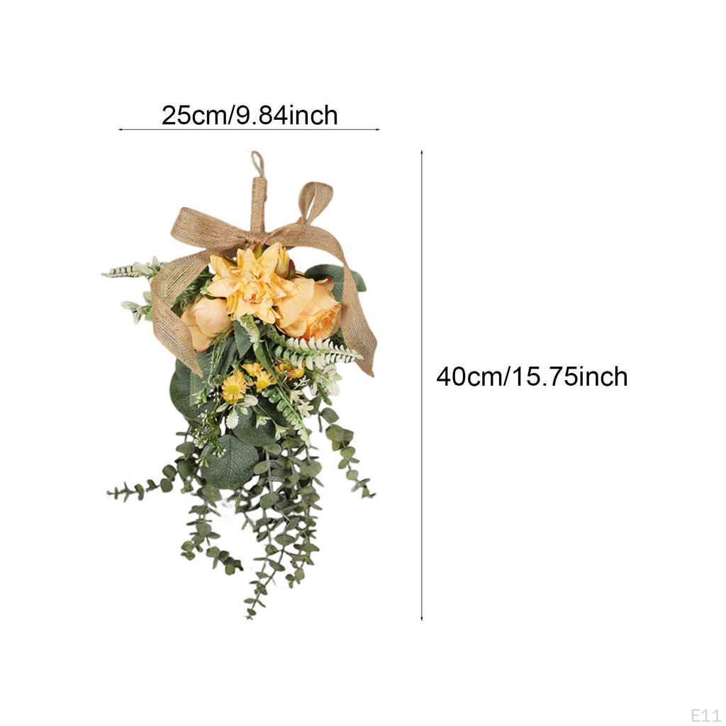 Artificial Garland, Reusable Wreath for Hanging, Housewarming Parties, Weddings, And Fireplace