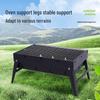 Zhi Shi Large Folding Black Steel Camping BBQ Grill
