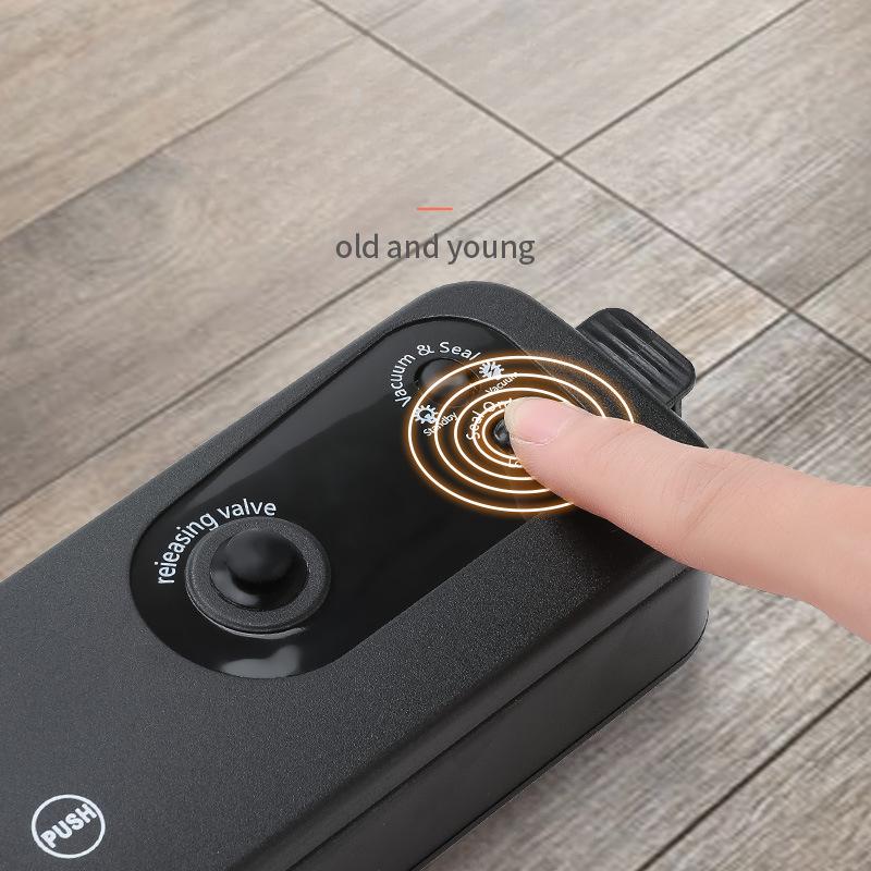 Automatic, Household, Food Preservation Sealing Machine, Small, Zero Food Packaging Machine, Sealing Compression, Vacuuming, Plastic Sealing Machine
